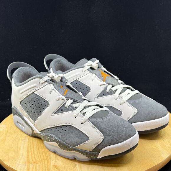 Nike Air Jordan 6 Retro Low PSG Light Bone Magma Orange DZ4133 008 Men's Size 13 - Picture 4 of 9